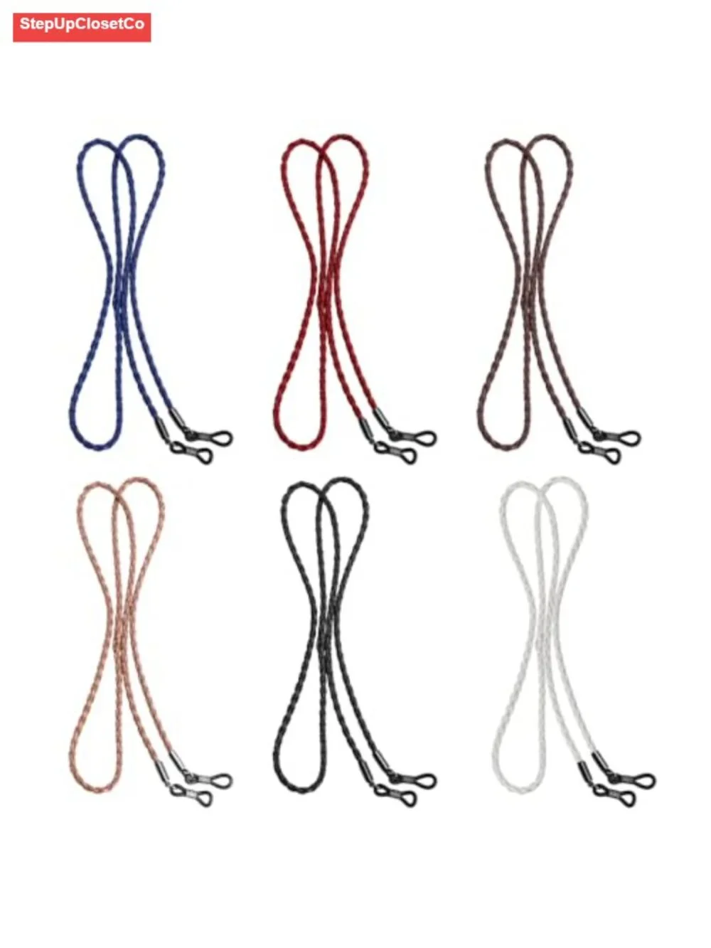 6 Pack Eyeglass Strap Chains Anti-slip Adjustable Boho Lanyard Sunglasses